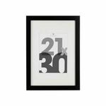 ATMOSPHERA OKVIR ZA FOTOGRAFIJU EVA 21X30CM MDF/STAKLO CRNA