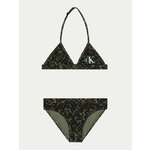 Calvin Klein Swimwear Kupaći kostim KY0KY00066 Zelena