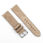 BStrap Suede Leather remen za Samsung Galaxy Watch Active 2 40/44mm, beige (SSG020C03)