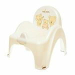 Tega Baby glazbena kahlica Teddy Bear - White pearl