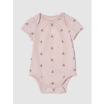 GAP Baby bodysuit with logo - Girls siva