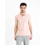 Celio Polo T-Shirt pique Decolrayeb - Men kremasta