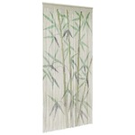 vidaXL Zavjesa za vrata protiv insekata Otisak bambusa 100x200 cm