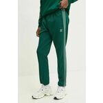 Donji dio trenirke adidas Originals CLASSIC TP boja: zelena, s uzorkom, JP2523