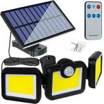 LED 171 COB solarna svjetiljka sa senzorom pokreta 2400mAh IP65