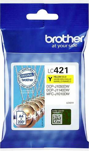 Brother LC421Y tinta crna (black)/žuta (yellow)