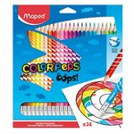 MAPED Bojice bezdrvne Color'Peps Oops s gumicom trobridne 24/1