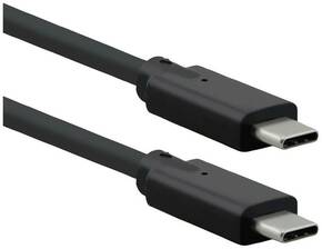 Roline USB kabel USB 3.2 gen.2x2 USB-C™ utikač 1.00 m crna sa zaštitom 11.02.9071