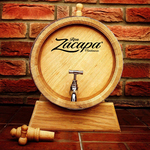 Ručno izrađena drvena bačva od Zacapa hrasta sa slavinom i postoljem