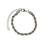 Charon Intertwine bracelet - silver color smeđa