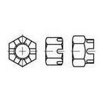 TOOLCRAFT TO-9978744 krunaste matice M56 DIN 935 čelik 3 St.