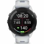 Garmin Forerunner 265 pametni sat, Black Bezel with Whitestone Case and Whitestone/Tidal Blue Silicone Band