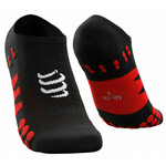 Čarape za tenis Compressport No Show Socks 1P - black/red