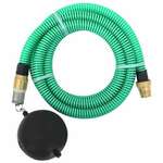 vidaXL Usisno crijevo s mjedenim priključcima zeleno 1,1 " 3 m PVC