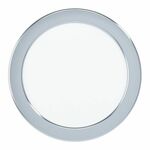Eglo Fueva 5 ugradbena led, 10,5w, 1200lm, prom 166, ip44, bijela/krom/plastika