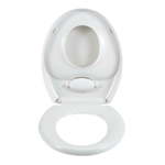 Bijela WC daska Wenko Family Easy Close