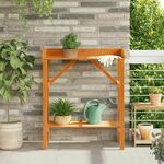 vidaXL Stol za presađivanje biljaka Akacija 75x40x90 cm Masivno drvo Bor