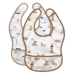 Lässig lightweight podbradnjak 2 kom Little mateys plavi, 06-24 mj.