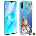 Silikonska maskica za Huawei P30 Lite HQ Prozirna Flowers #4