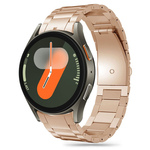 Tech-Protect Stainless remen za Samsung Galaxy Watch 4 / 5 / 5 Pro / 6 / 7 / FE, blush gold