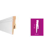 Lajsna za laminat ARBITON Paint IT MDF bijela visina od 60 do 110mmx2,4m (10 komada) - 80x15mm MP0802