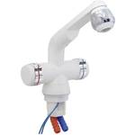 Barwig 4100-235 dvoručna mješalica Priključak za crijevo 10 mm bijela, krom boja