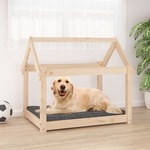 vidaXL Krevet za pse 81x60x70 cm od masivne borovine