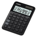 Casio Kalkulator MS 20 UC BK, crni, dvanaest znamenki, dvostruko napajanje