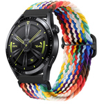 BStrap Elastic Nylon remen za Samsung Galaxy Watch Active 2 40/44mm, rainbow (SSG024C02)