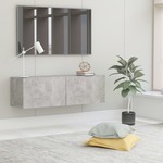 TV ormarić siva boja betona 100 x 30 x 30 cm od iverice