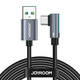 USB na USB-C kabel, kutni Joyroom S-AC027A17 3A, 1,2 m (crni)