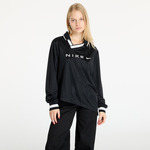 Dres Nike Sportswear Collection Women's Dri-FIT Jacquard Long-Sleeve Jersey Top Black/ Lt Iron Ore/ White M
