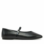 Balerinke Calvin Klein Ballerina New Buckle - Lth HW0HW02483 Crna
