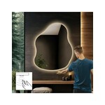 Kupaonsko ogledalo nepravilnog oblika sa senzorskim prekidačem - STONE LED PREMIUM