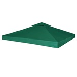 vidaXL Zamjenski Krovni Pokrov za Gazebo 310 g / m² Zeleni 3 x 3 m