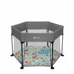 Lionelo Roel Hexagon dječja igraonica/vrtić 6-kutna, Grey Multicolor