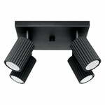 Crna stropna svjetiljka 25x25 cm Gleam – Nice Lamps