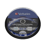 Blu-Ray M-Disc Verbatim BD-R SL 25GB 4× Printable 10 pack spindle (Single Layer)