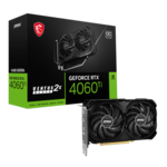 MSI GeForce RTX 4060 Ti VENTUS 2X BLACK 16G OC, 16GB DDR6