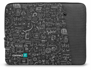 CONNECT IT Doodle torbica za prijenosno računalo 13