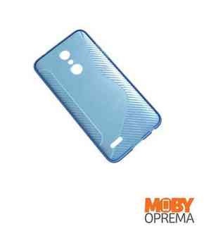 LG K10 2018 plava silikonska maska