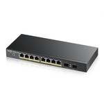 Zyxel GS1900-10HP switch, 10x/8x