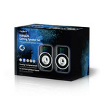 Nedis GSPR20020BK zvučnici, 2.0, 30W, USB