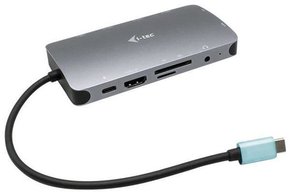 I-tec USB-C Metal Nano Dock silber/grau