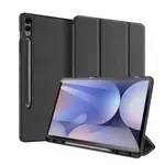 Dux Ducis Domo PU kožna torbica za Samsung Tab S10+ / S9+ / S9 FE+ crna