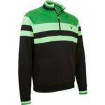 Callaway Mens LS Street Blocked 1/4 Zip Caviar XS