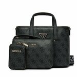 GUESS Shopper torba 'Latona' antracit siva / crna