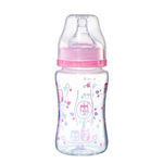 BabyOno Bočica antikolik 240 ml - Roza