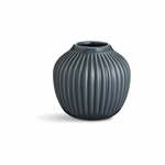 Antracit kamena vaza Kähler Design Hammershoi, visina 12,5 cm