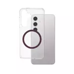 CARE by PanzerGlass® Flagship Case Clear Combat w. Plum Purple QI Galaxy S25